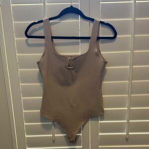 Abercrombie & Fitch Beige Bodysuit